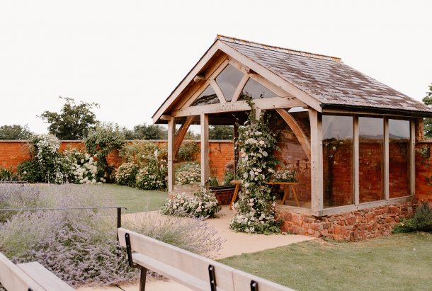 The Oak Arbour in the Walled Garden by Sophie Mort Photography